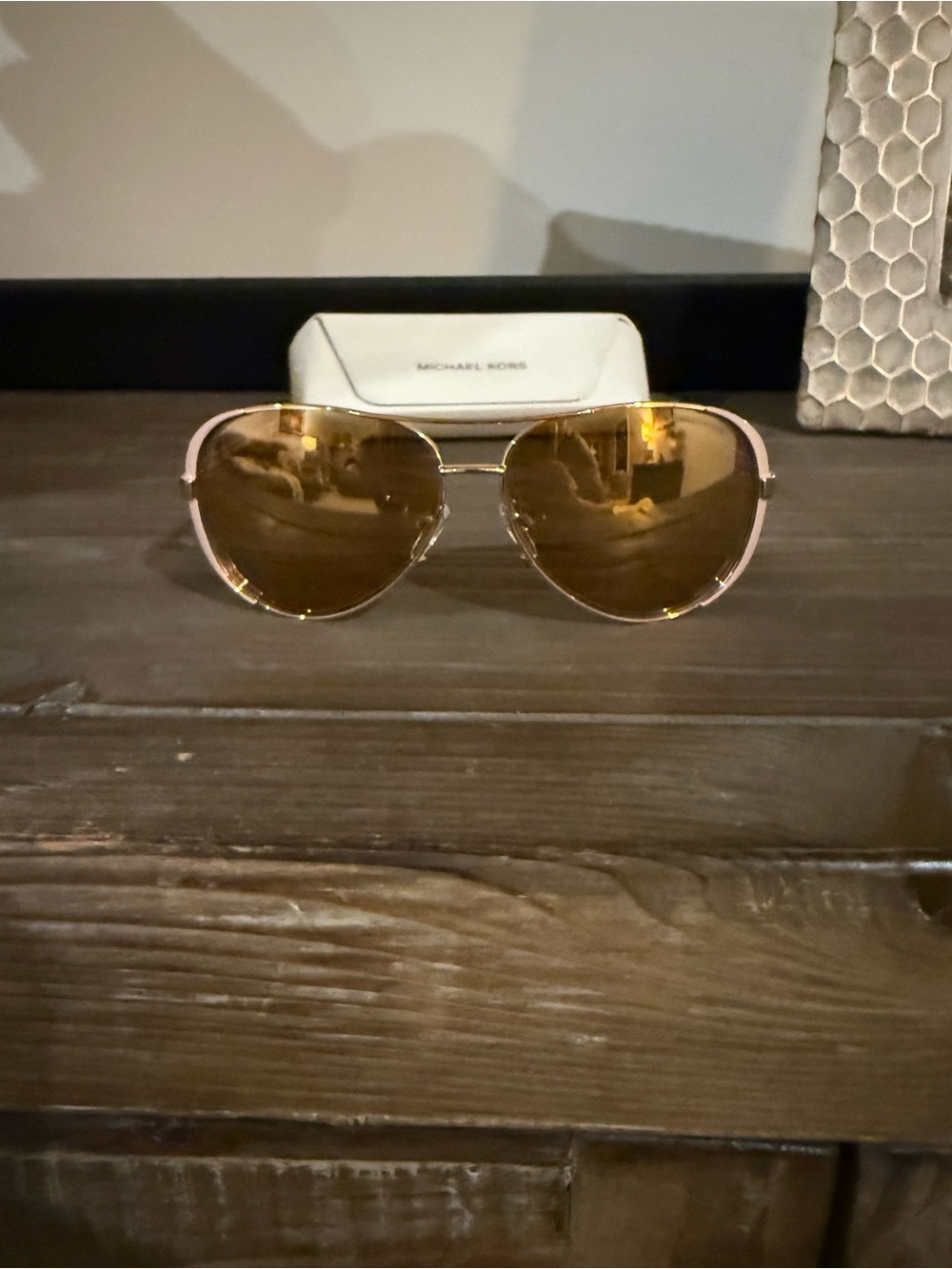 Michael Kors Women’s Aviator Sunglasses - - Picture 2 of 6